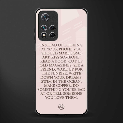 11 things to do glass case for xiaomi 11i 5g image
