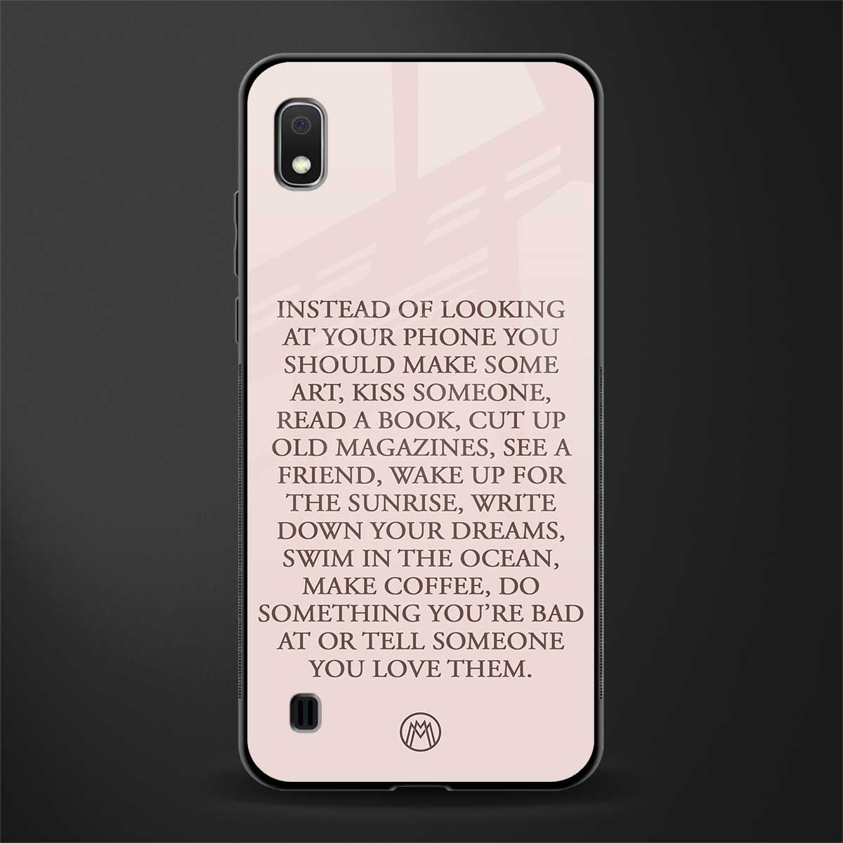 11 things to do glass case for samsung galaxy a10 image