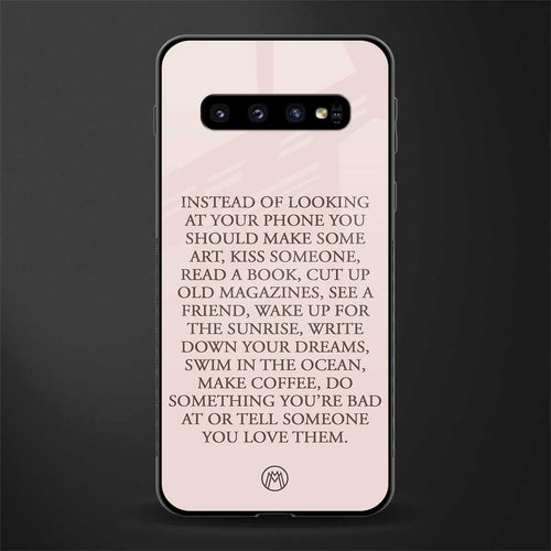 11 things to do glass case for samsung galaxy s10 image