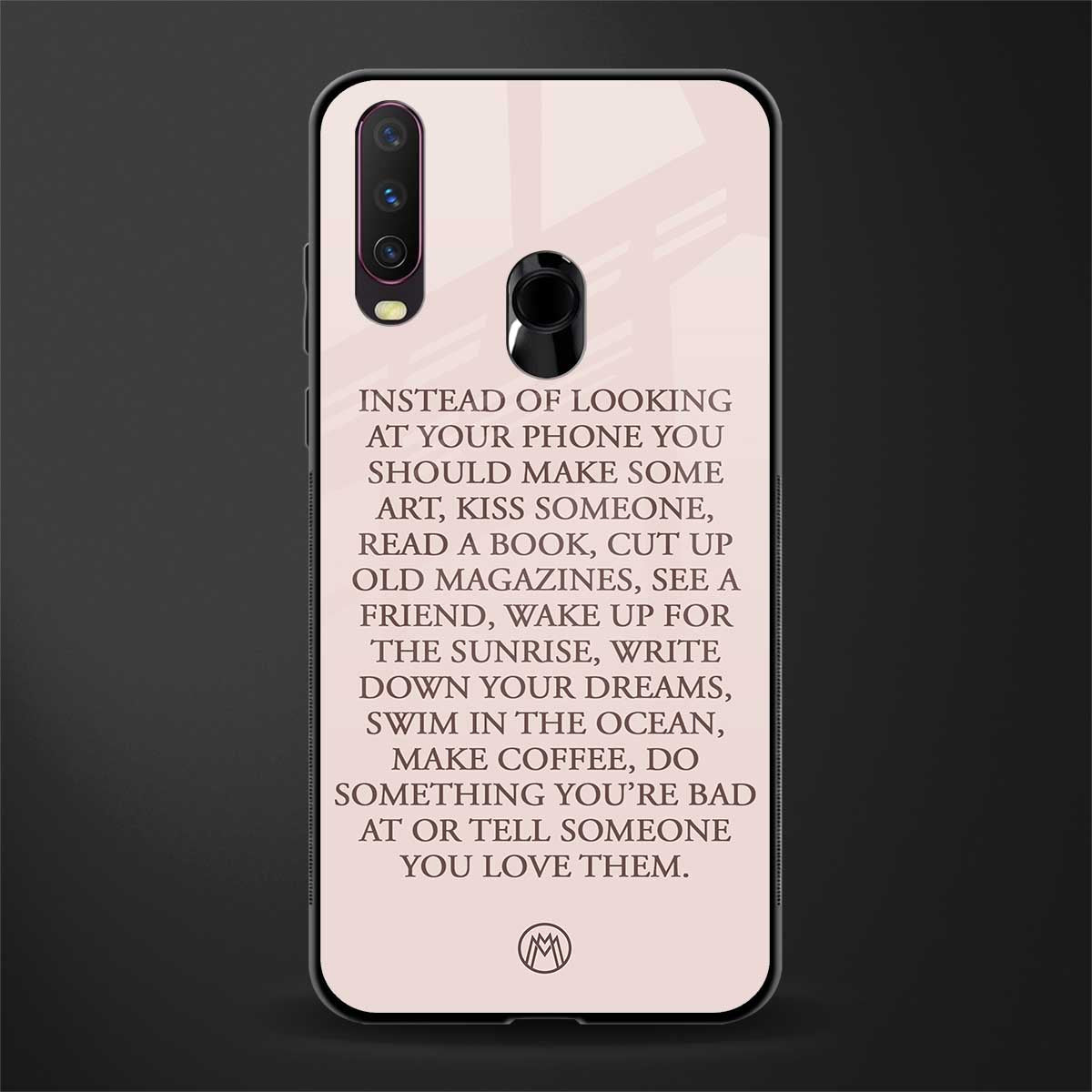 11 things to do glass case for vivo y17 image