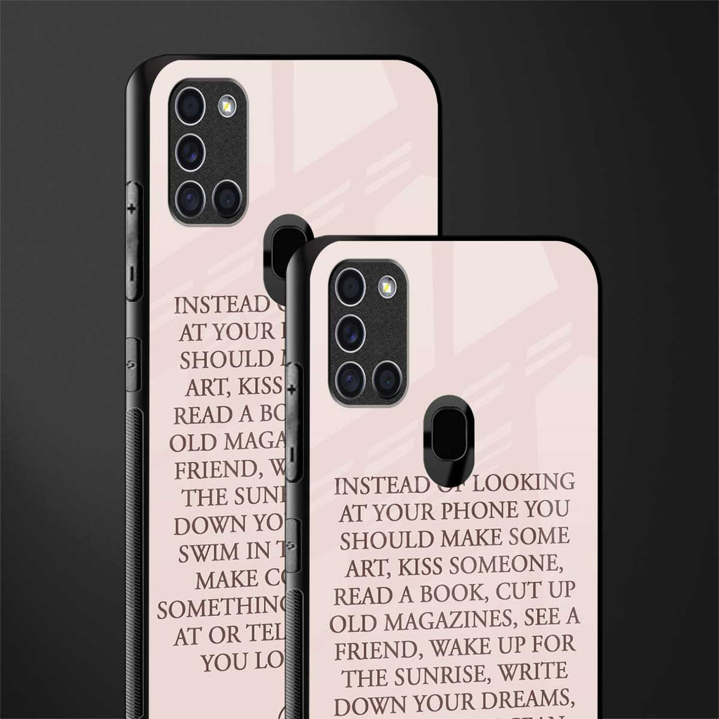 11 things to do glass case for samsung galaxy a21s image-2