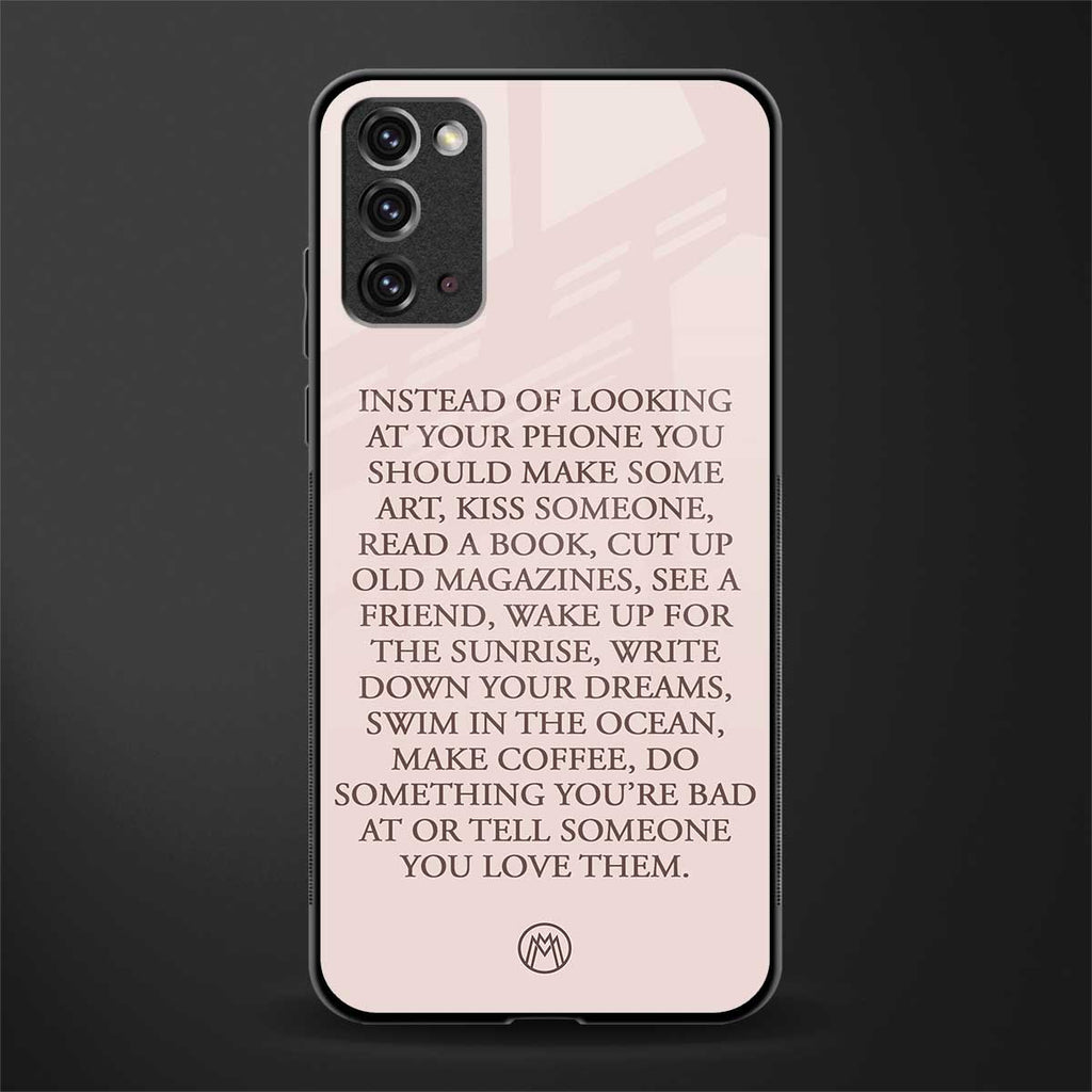 11 things to do glass case for samsung note 20 image