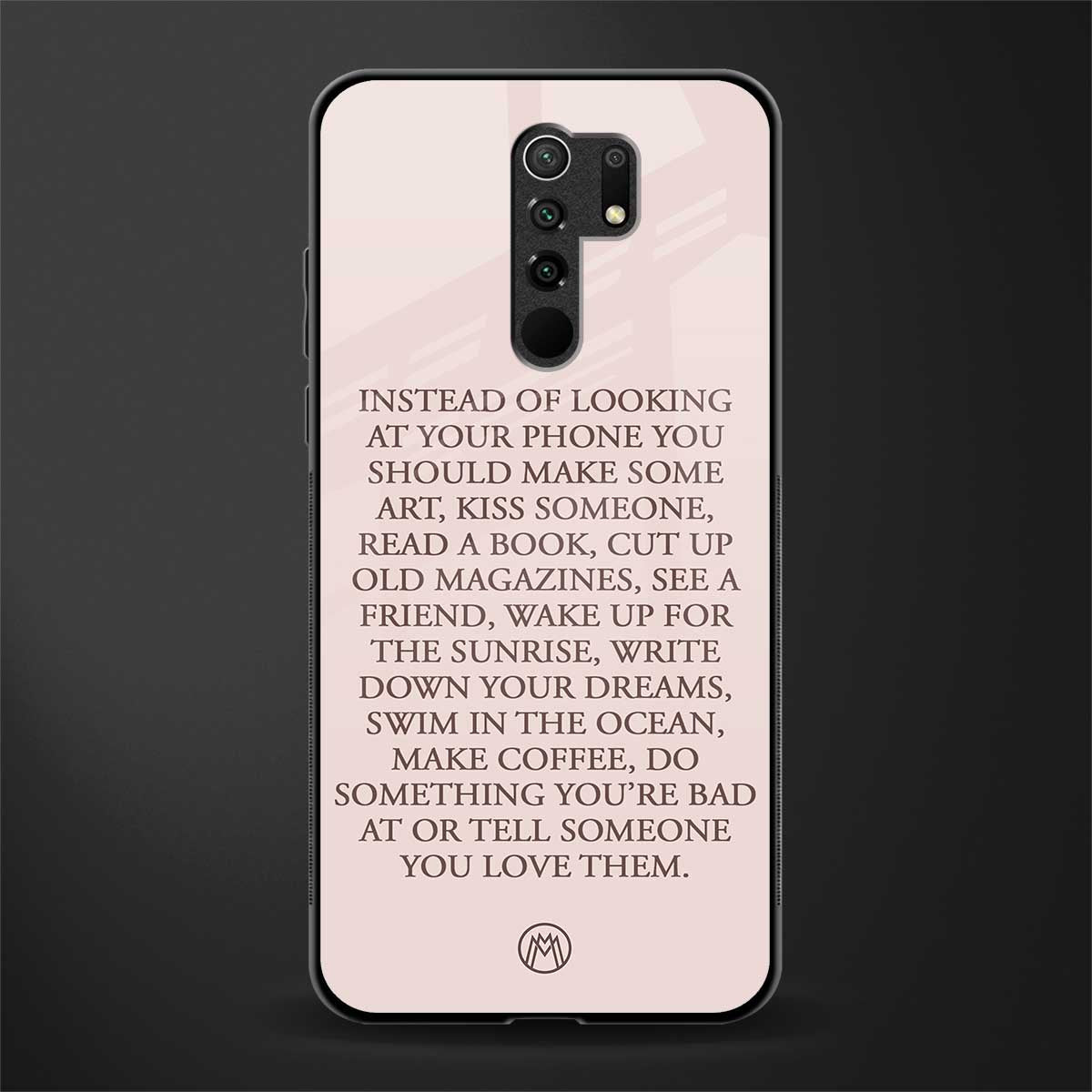 11 things to do glass case for poco m2 image