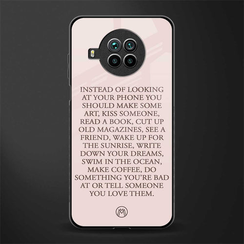 11 things to do glass case for mi 10i image