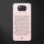 11 things to do glass case for poco x3 image
