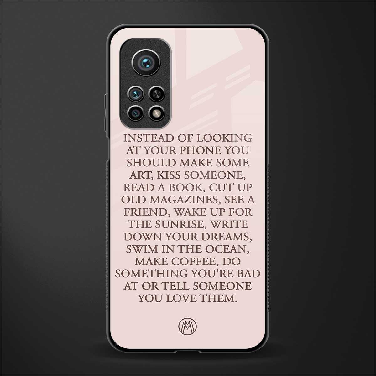 11 things to do glass case for mi 10t pro image