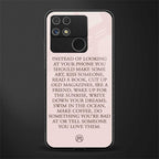 11 things to do back phone cover | glass case for realme narzo 50a