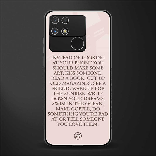 11 things to do back phone cover | glass case for realme narzo 50a
