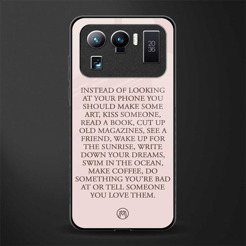 11 things to do glass case for mi 11 ultra 5g image