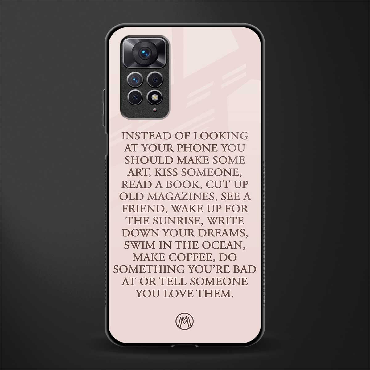 11 things to do back phone cover | glass case for redmi note 11 pro plus 4g/5g