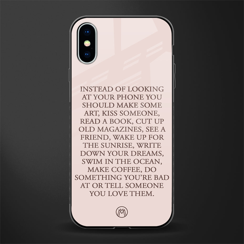 11 things to do glass case for iphone xs image
