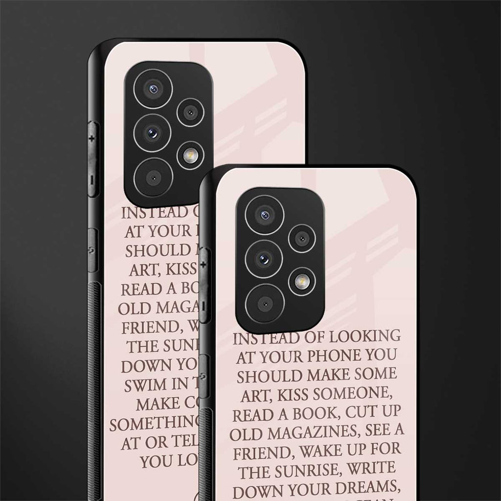 11 things to do back phone cover | glass case for samsung galaxy a73 5g
