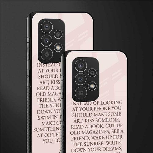 11 things to do back phone cover | glass case for samsung galaxy a73 5g