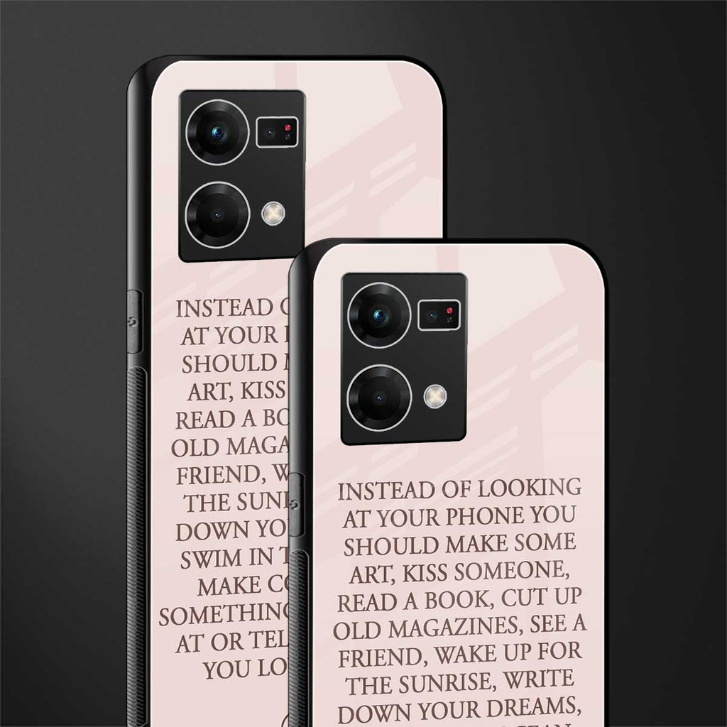 11 things to do back phone cover | glass case for oppo f21 pro 4g