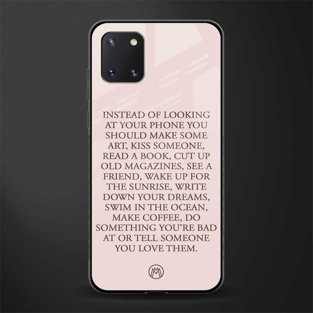 11 things to do glass case for samsung galaxy note 10 lite image