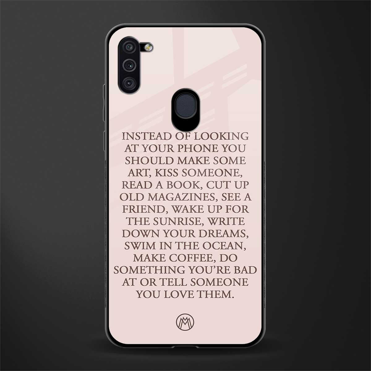 11 things to do glass case for samsung a11 image
