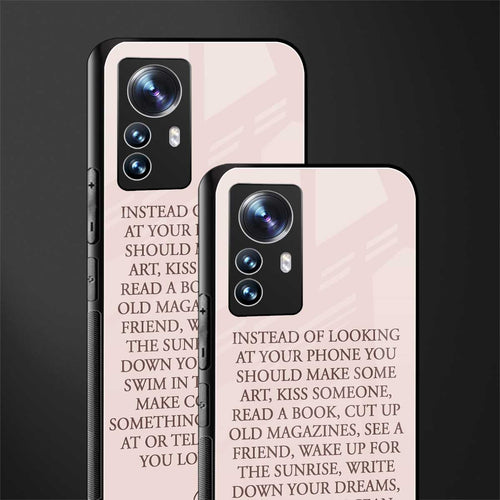 11 things to do back phone cover | glass case for xiaomi 12 pro