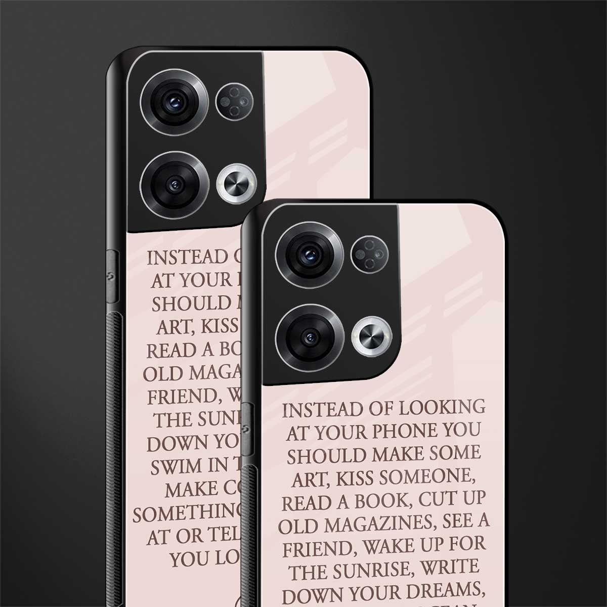 11 things to do back phone cover | glass case for oppo reno 8