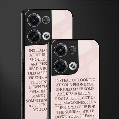11 things to do back phone cover | glass case for oppo reno 8