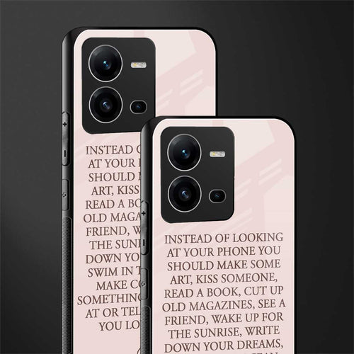 11 things to do back phone cover | glass case for vivo v25-5g