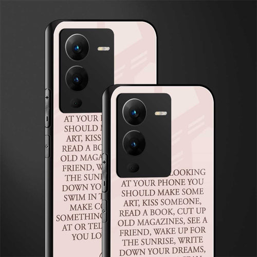11 things to do back phone cover | glass case for vivo v25 pro 5g