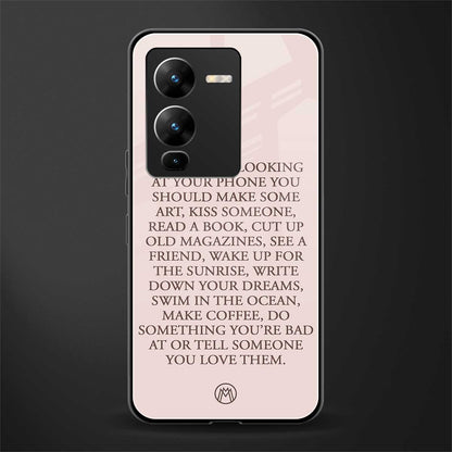 11 things to do back phone cover | glass case for vivo v25 pro 5g
