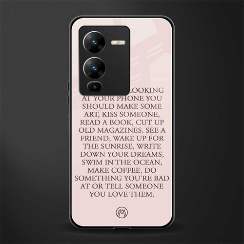 11 things to do back phone cover | glass case for vivo v25 pro 5g