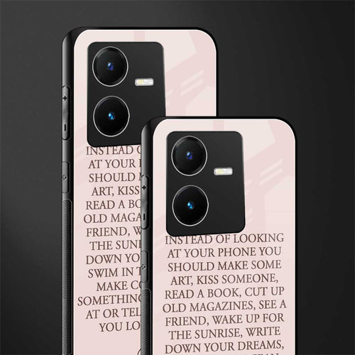11 things to do back phone cover | glass case for vivo y22