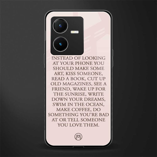 11 things to do back phone cover | glass case for vivo y22
