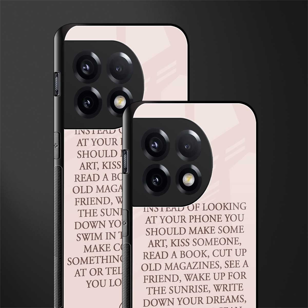 11 things to do back phone cover | glass case for oneplus 11r