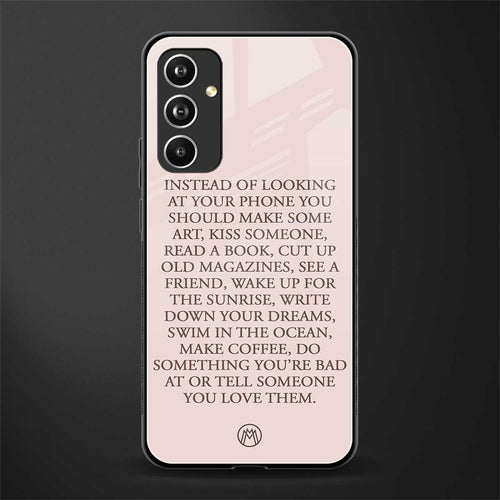 11 things to do back phone cover | glass case for samsung galaxy a54 5g