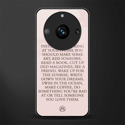 11 things to do back phone cover | glass case for realme 11 pro 5g