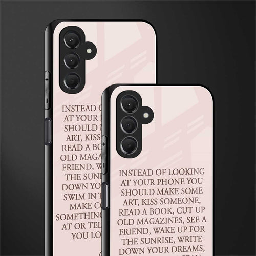 11 things to do back phone cover | glass case for samsun galaxy a24 4g
