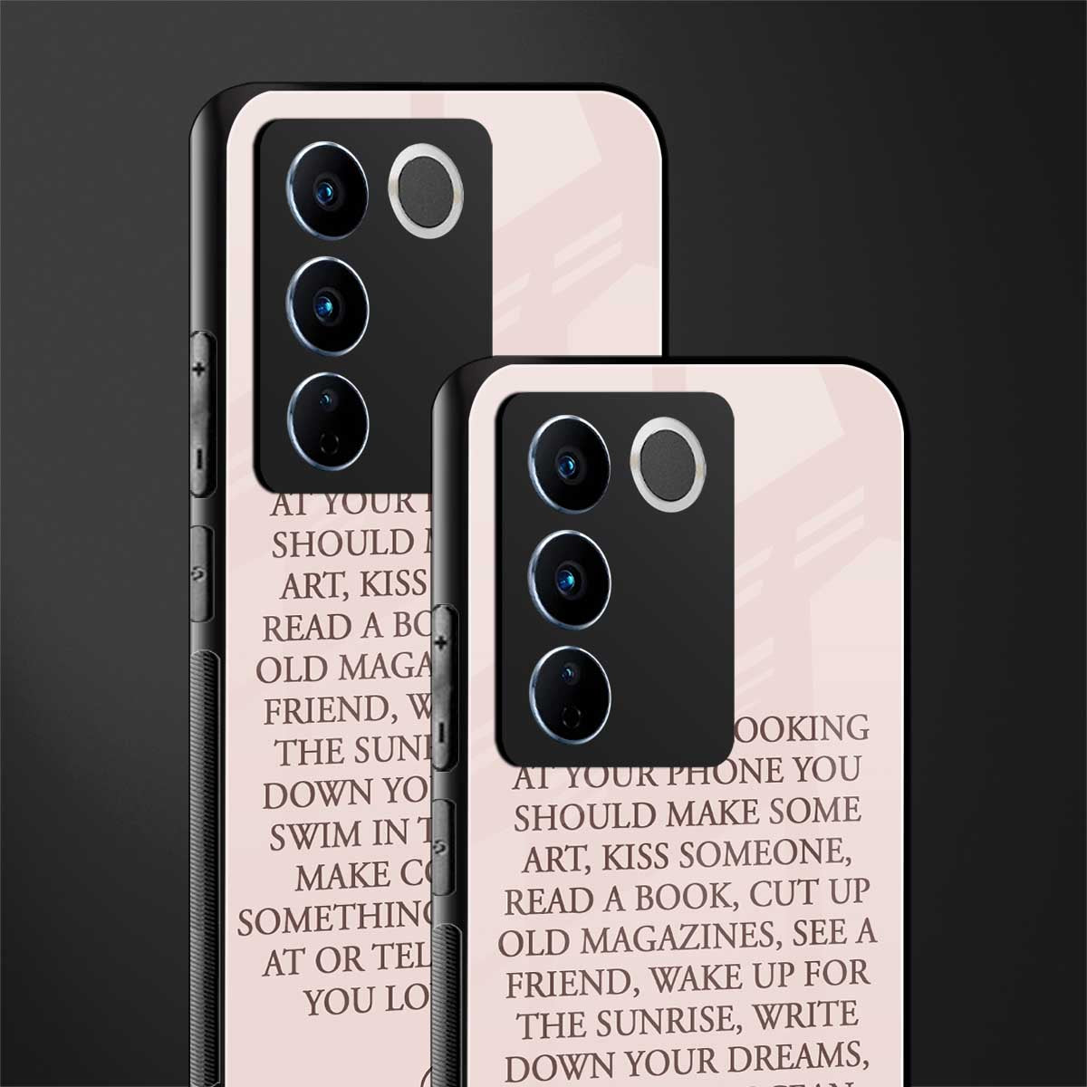 11 things to do back phone cover | glass case for vivo v27 pro 5g