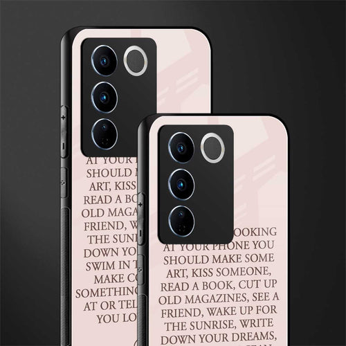 11 things to do back phone cover | glass case for vivo v27 pro 5g
