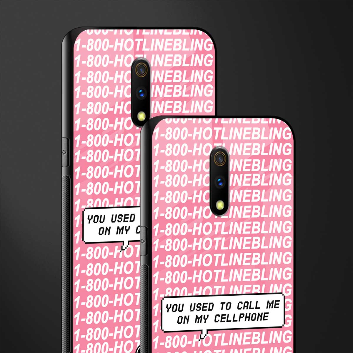 1800 hotline bling phone cover for realme x 