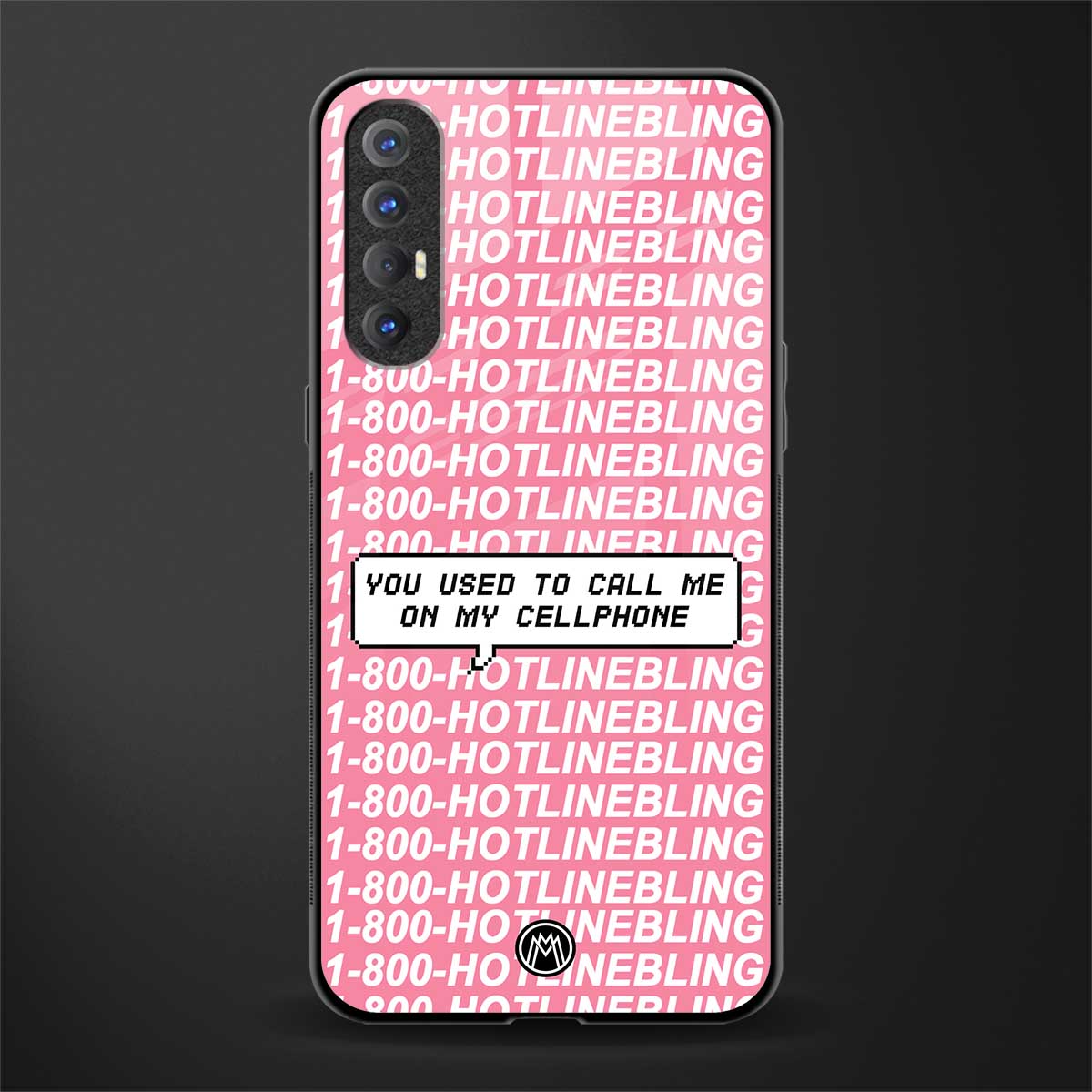 1800 hotline bling phone cover for oppo reno 3 pro 