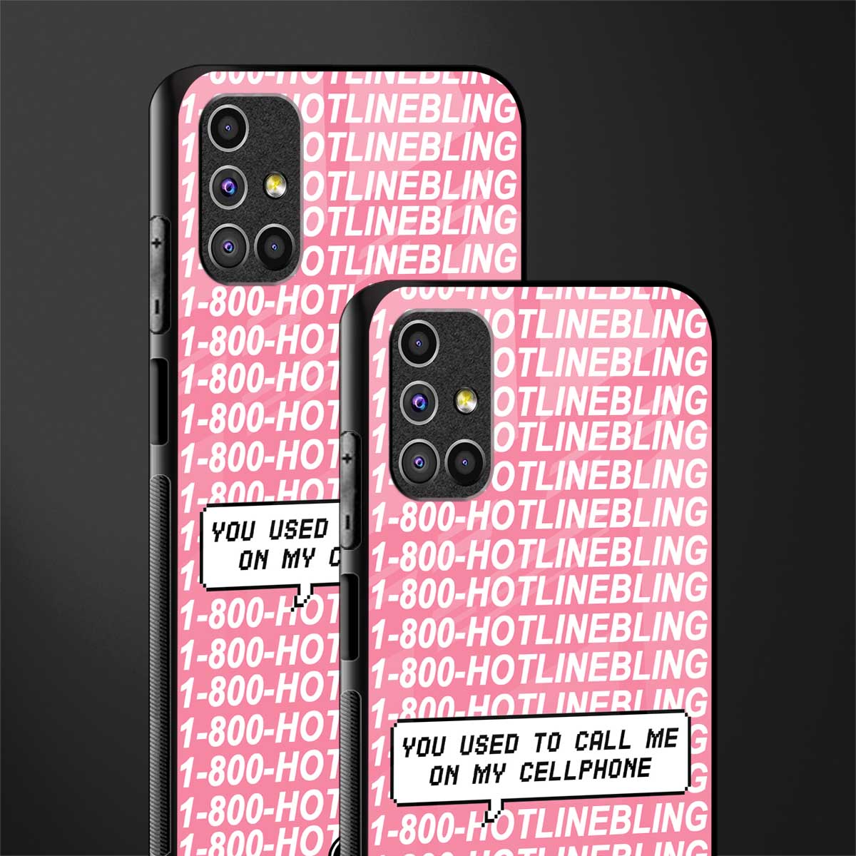 1800 hotline bling phone cover for samsung galaxy m31s 