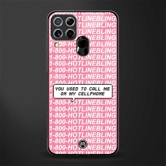 1800 hotline bling phone cover for realme c15 