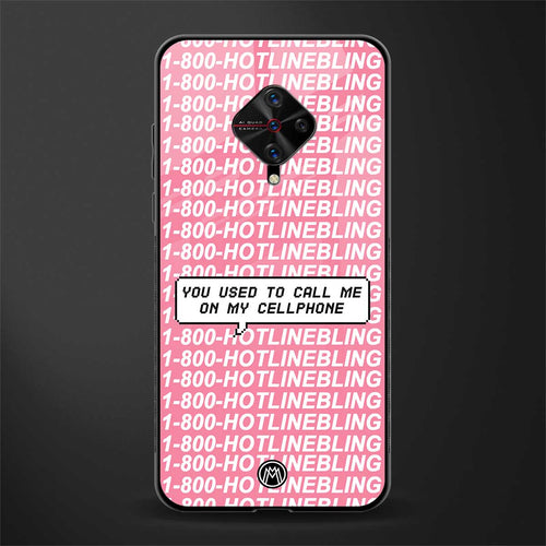 1800 hotline bling phone cover for vivo s1 pro 
