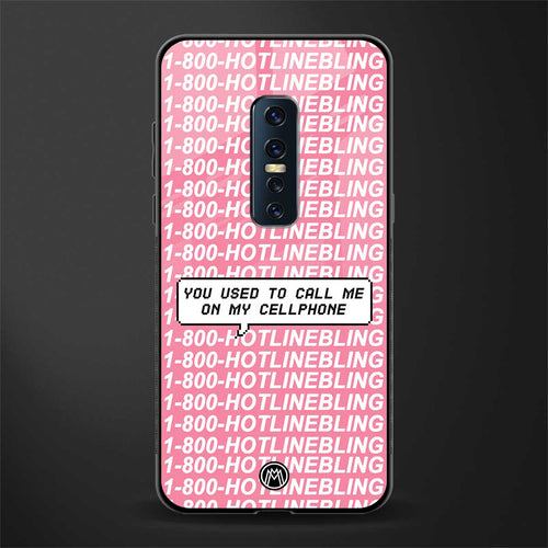 1800 hotline bling phone cover for vivo v17 pro 