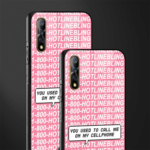 1800 hotline bling phone cover for vivo z1x 