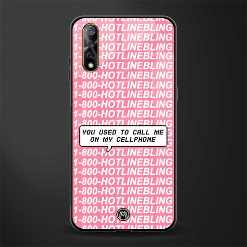 1800 hotline bling phone cover for vivo z1x 