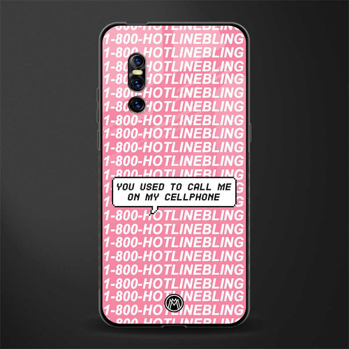 1800 hotline bling phone cover for vivo v15 pro 