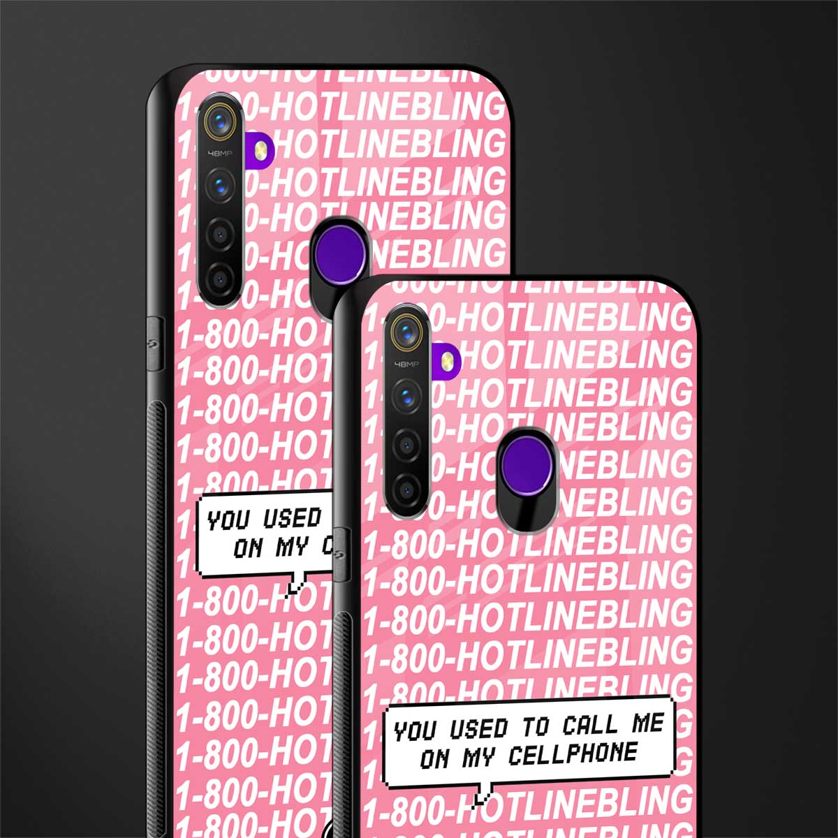 1800 hotline bling phone cover for realme 5s 