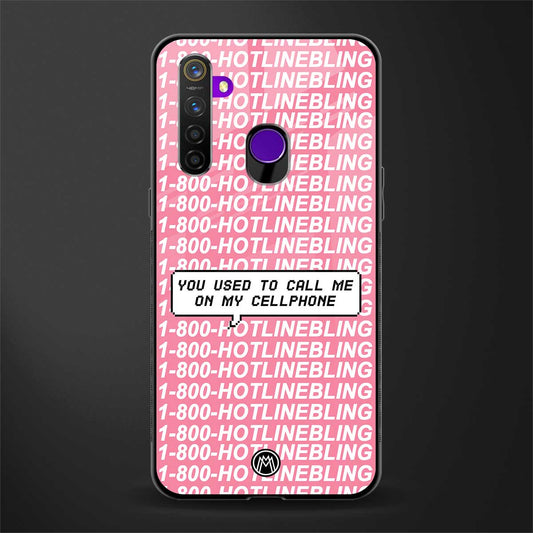 1800 hotline bling phone cover for realme 5 pro 