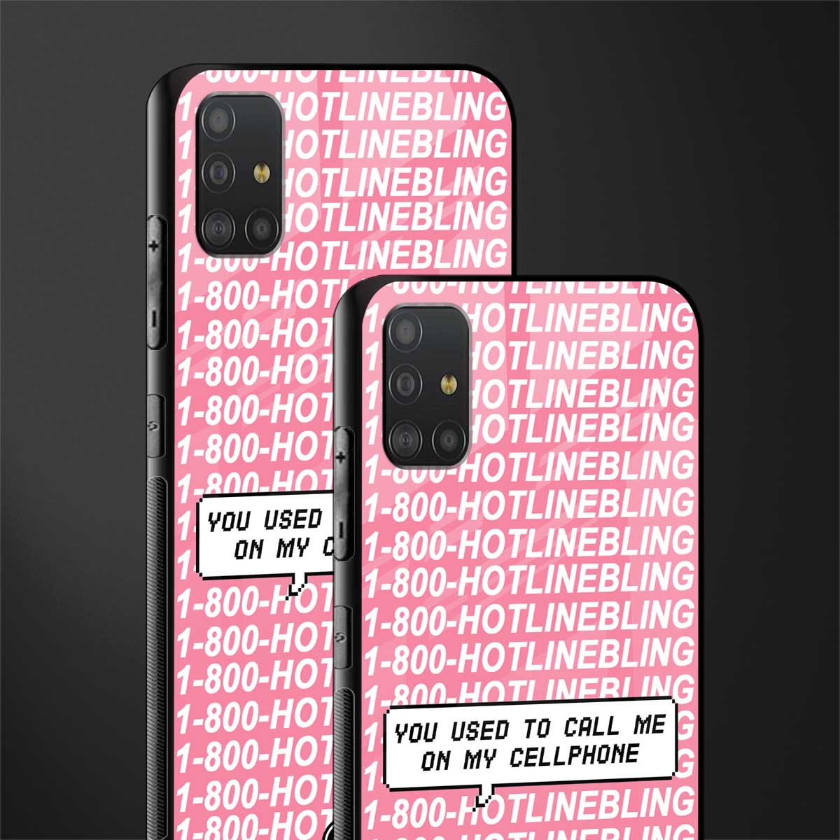 1800 hotline bling phone cover for samsung galaxy a51 