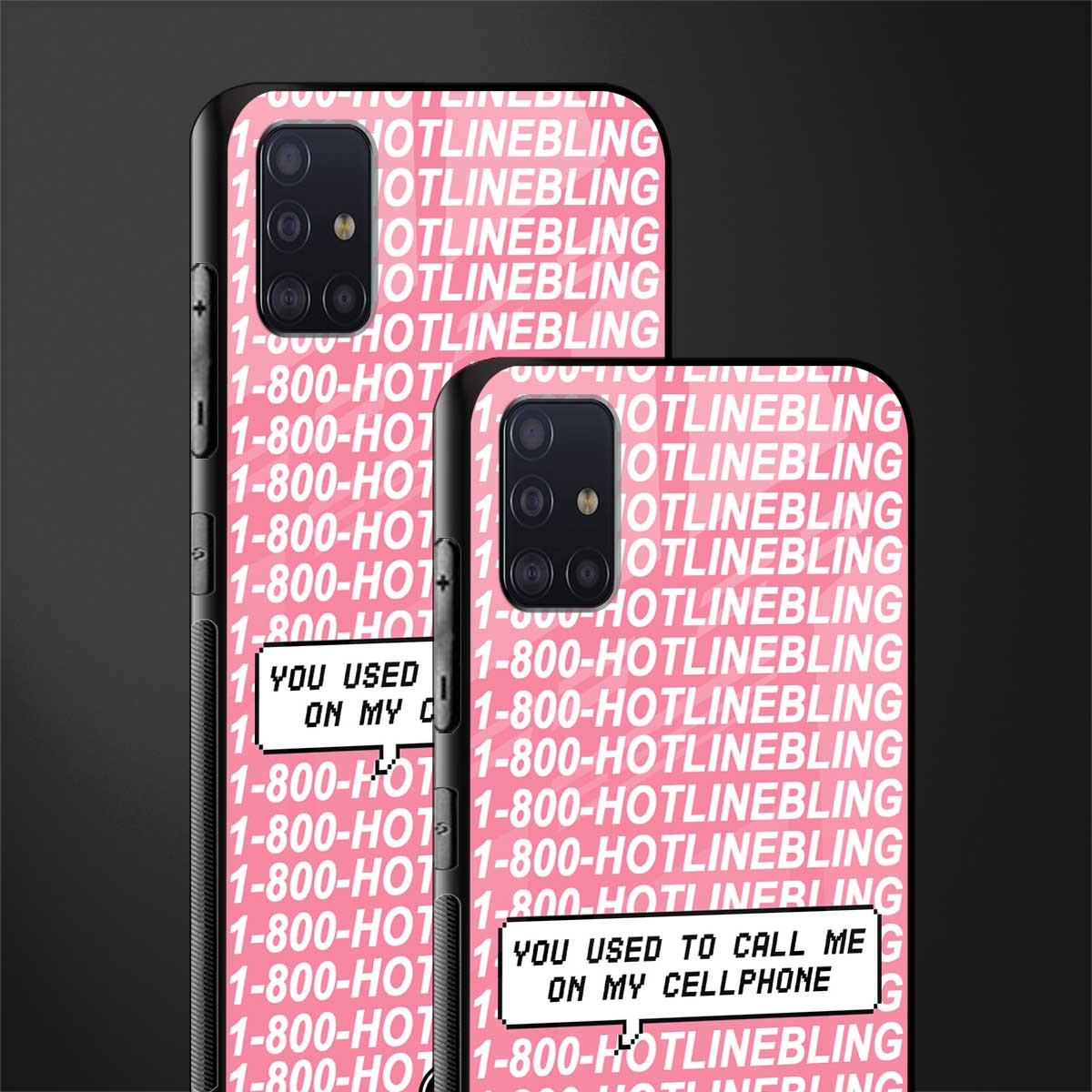 1800 hotline bling phone cover for samsung galaxy a71 
