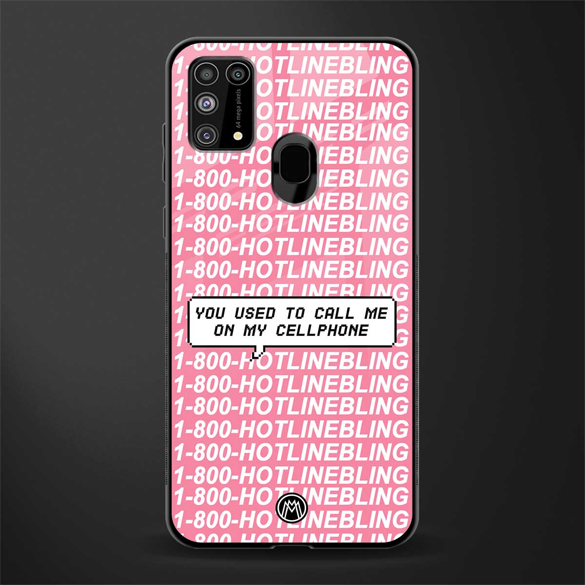 1800 hotline bling phone cover for samsung galaxy m31 prime edition 