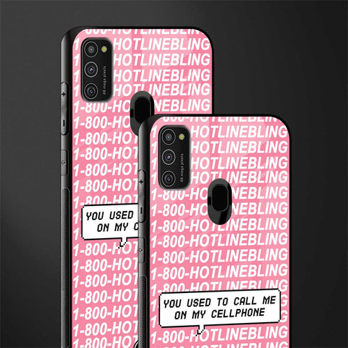 1800 hotline bling phone cover for samsung galaxy m21 